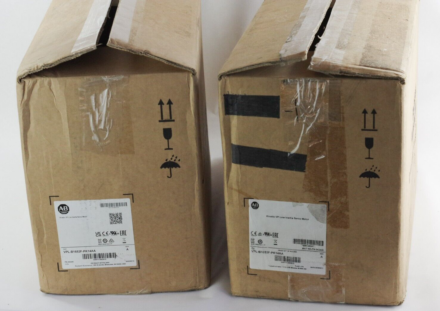 2022 Allen Bradley VPL-B1652F-PK14AA Ser A Servo Motor - Open Box