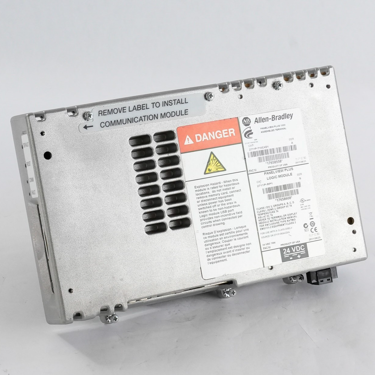 Allen Bradley 2711P-RP1 /G PanelView Plus Logic Module 2711PRP1 Series G