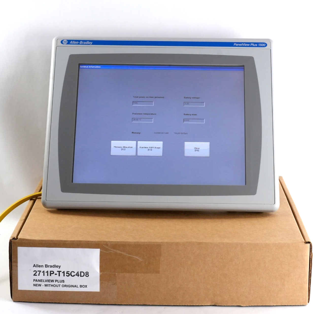 Allen Bradley 2711P-T15C4D8 /A Panelview Plus 1500 - 2711P-RP8D 2711P-RDT15C /B