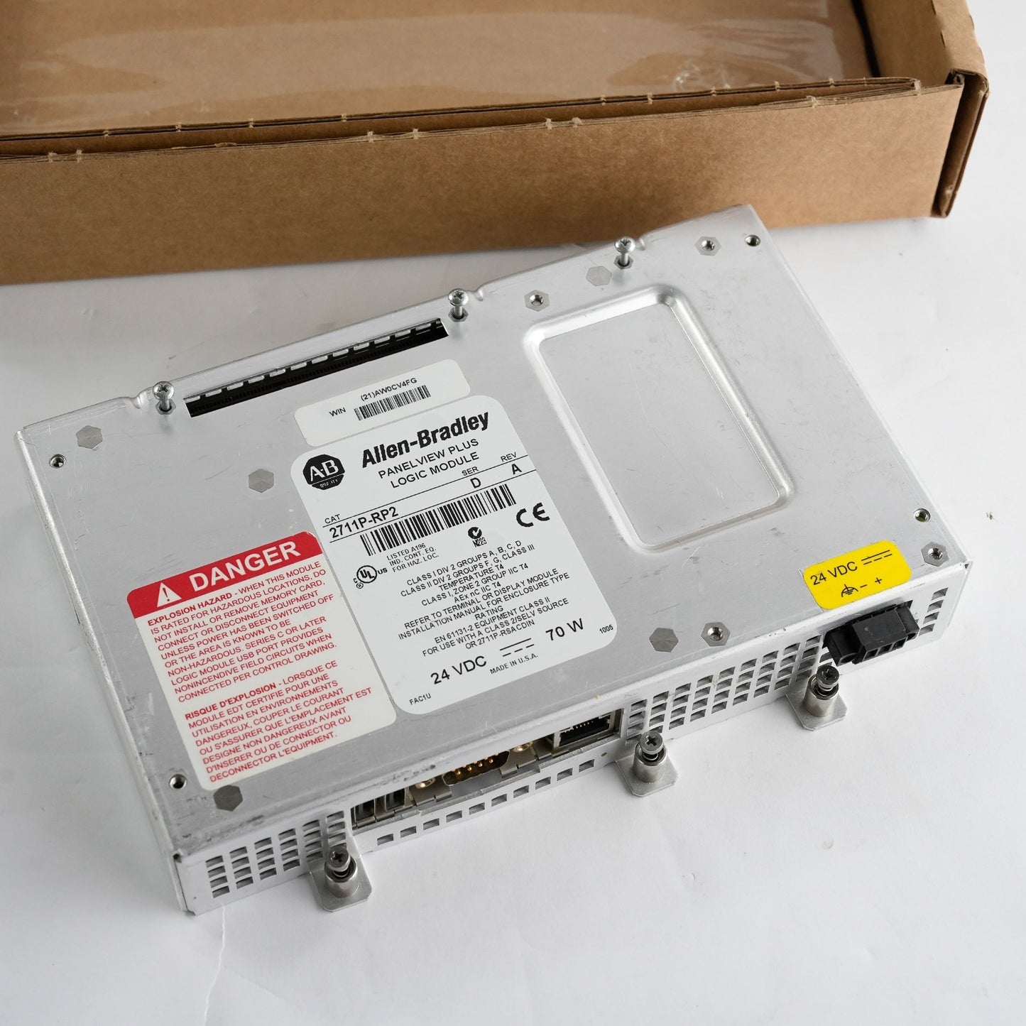 Allen Bradley 2711-RP2 /D Rev A PanelView Plus Logic Module 2711RP2