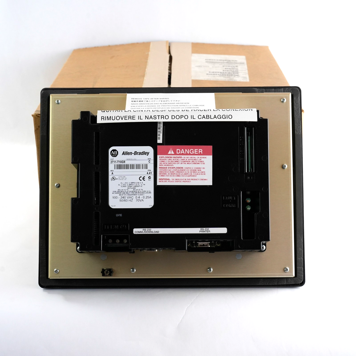 Allen Bradley 2711-T10G9 /C Rev A FRN 4.41 Panelview 1000 Terminal - Open Box