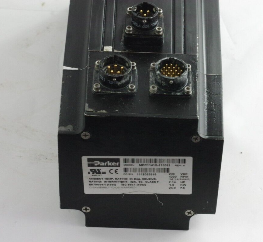Parker MPC1141X / MPC1141X-115081 Rev A Servo Motor 230VAC MPN 4220B