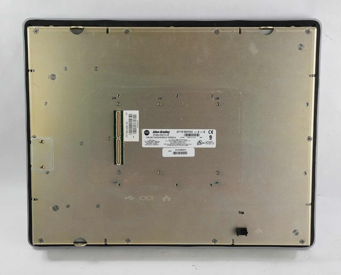 Allen Bradley 2711P-RDT15C /A PanelView Plus 1500 Touchscreen Display Excellent