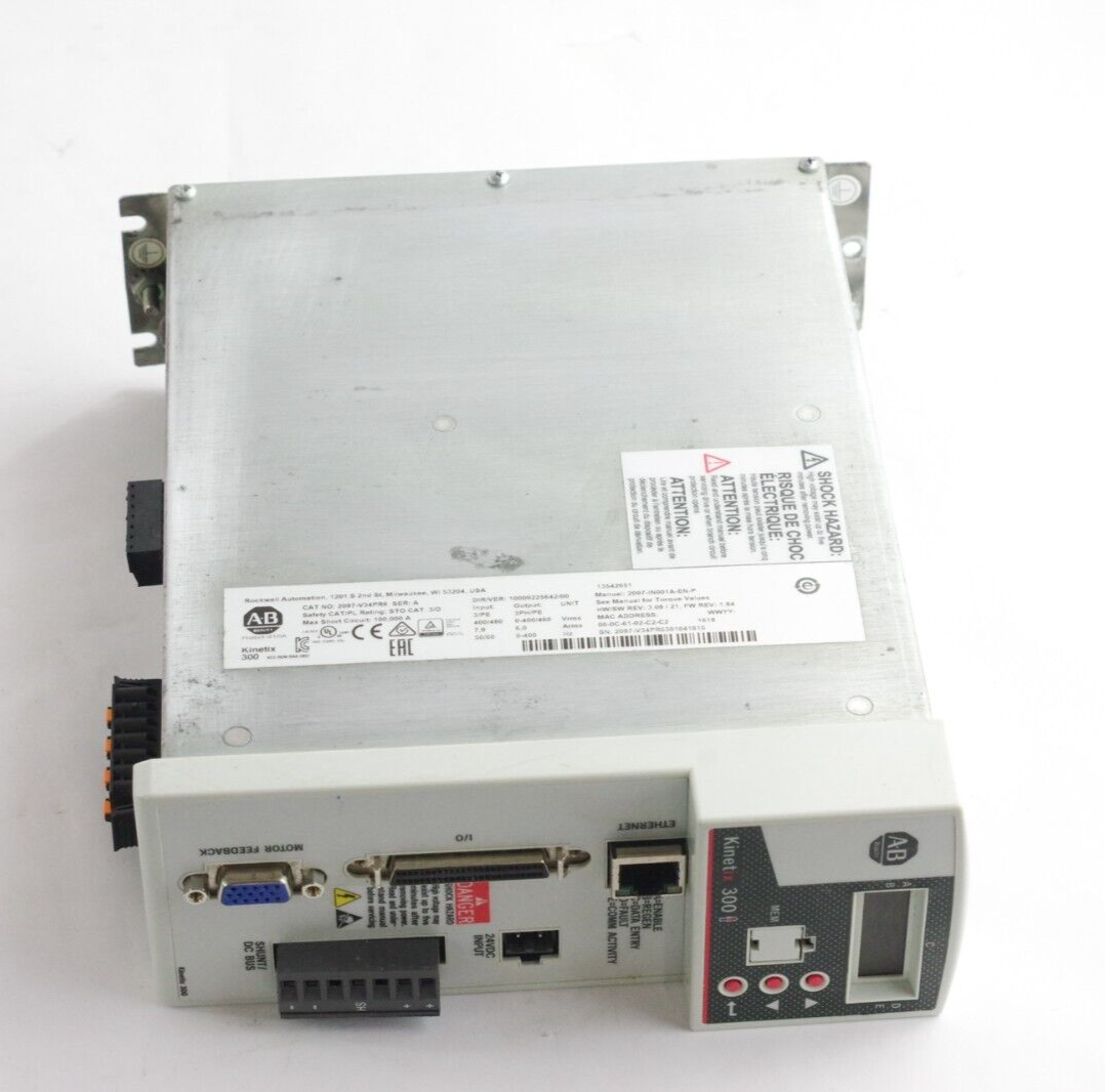 Allen Bradley 2097-V34PR6 Ser A Kinetix 300 Ethernet IP Servo Drive 2097V34PR6