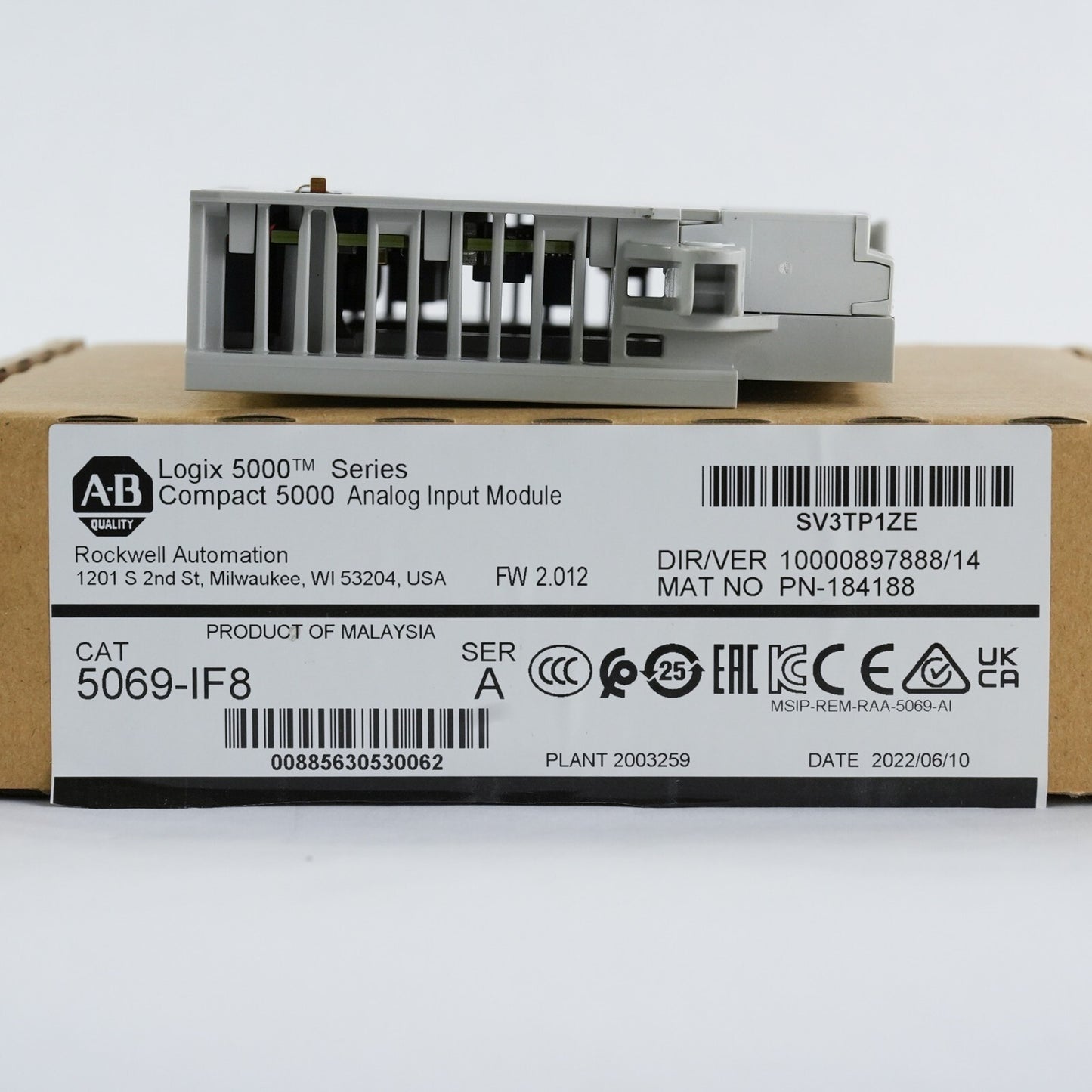 Allen Bradley 5069-IF8 /A Compact Logix 5000 Input Module 8 Point