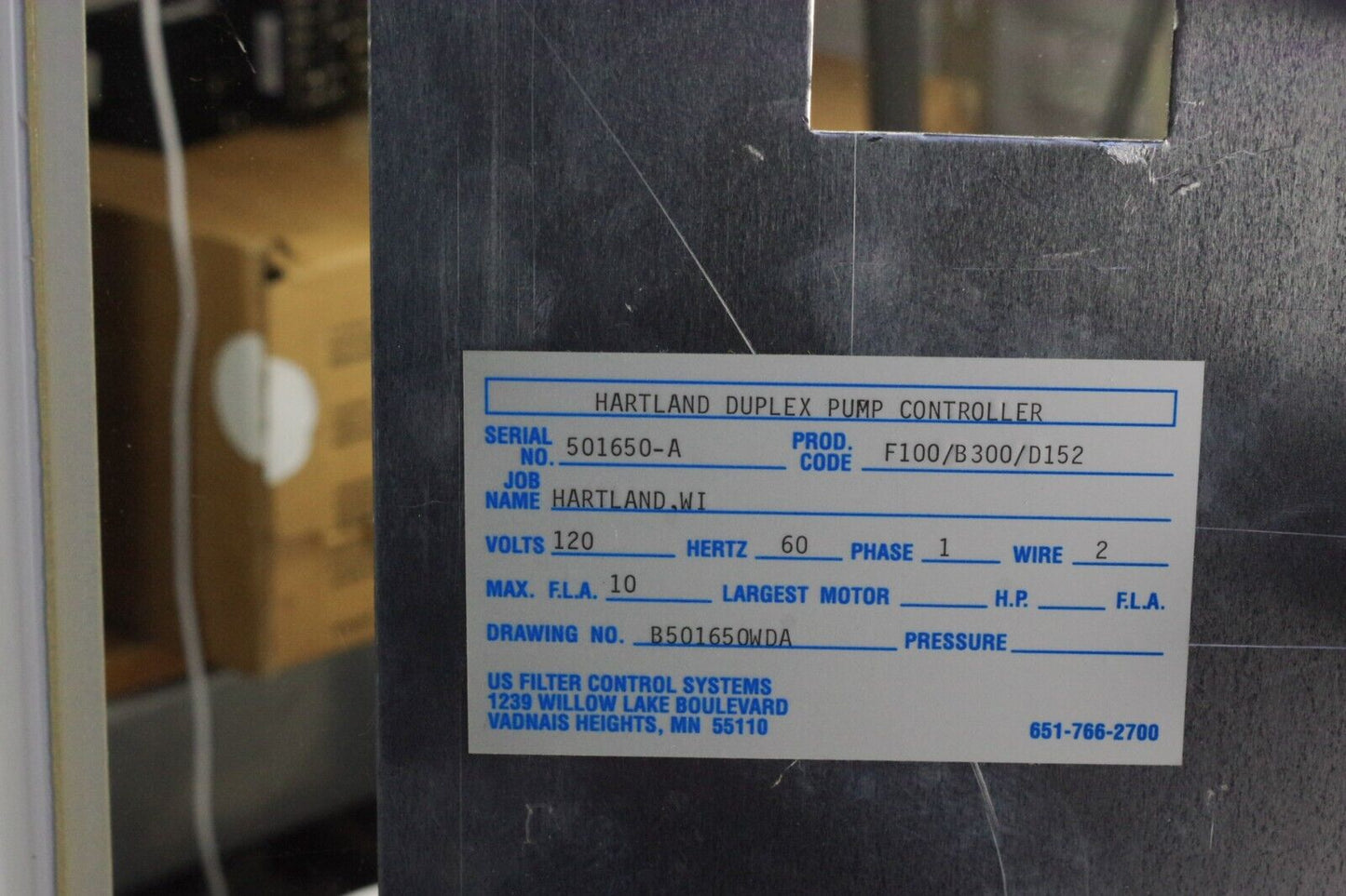 US Filter Control Systems D152 Pump 0-10Ft w/ Enclosure + CB1T Controller