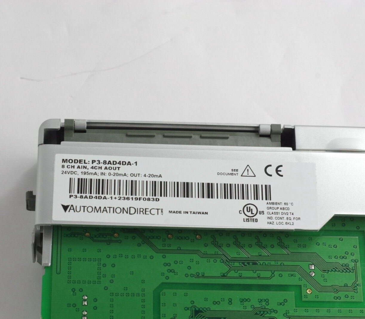Automation Direct P3-8AD4DA-1 Analog Input/Output Module 24VDC - No Box