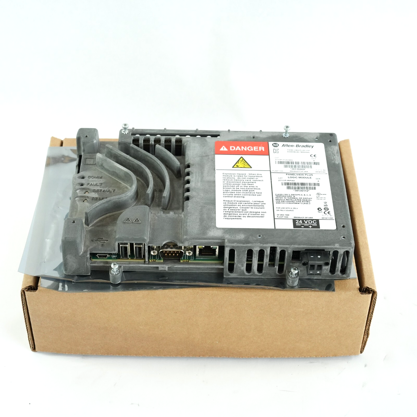Allen Bradley 2711P-RP9D /A Logic Module 512MB PanelView - Refurbished