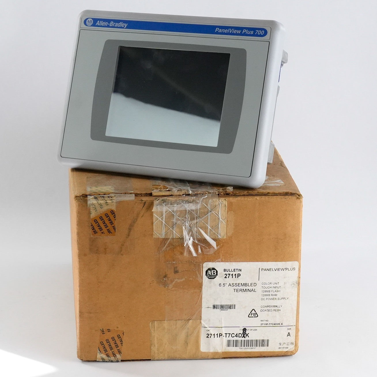 Allen Bradley 2711P-T7C4D8K /A Panelview Plus 700 2711p-RP8DK Not Original Box