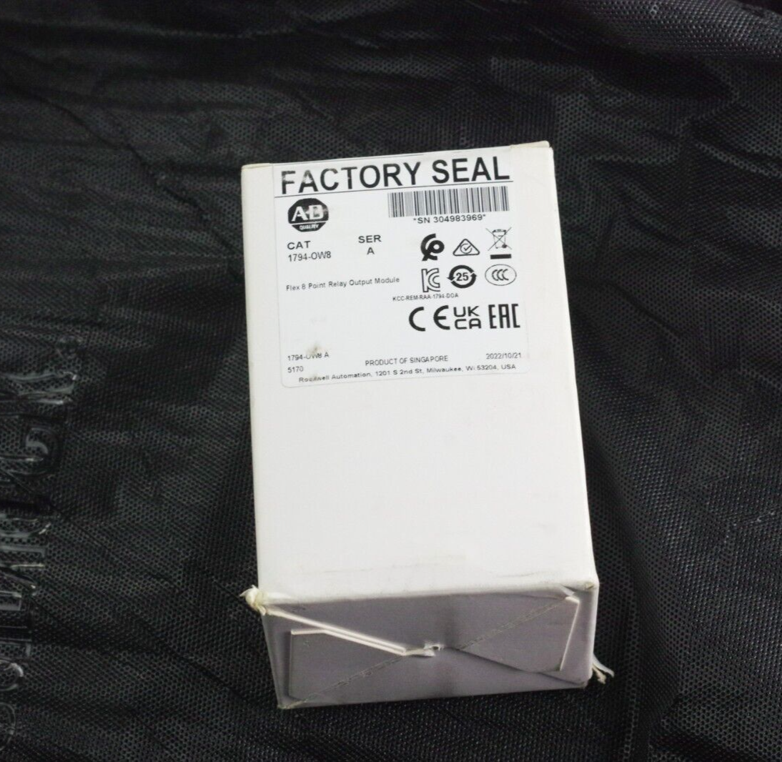 Allen Bradley 1794-OW8 Ser A Flex 8 Point Relay Output Module Sealed Surplus