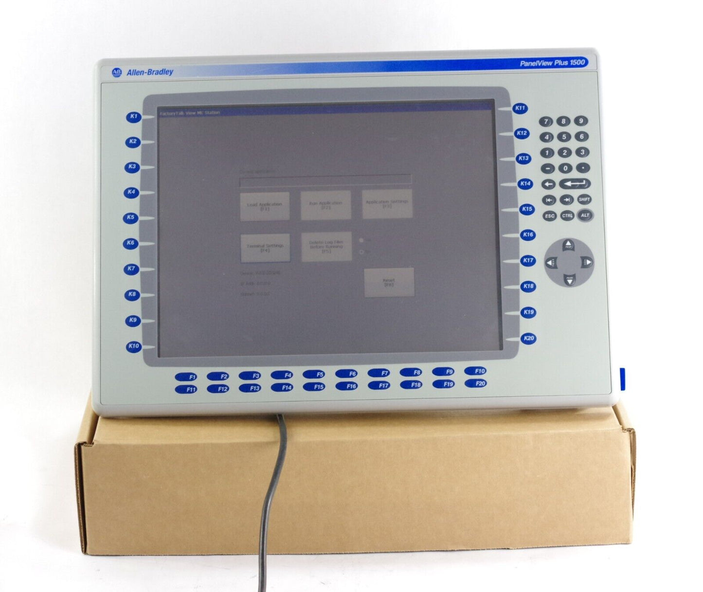 Allen Bradley 2711P-B15C4D1 /A PanelView Plus 1000 2711P-RP1 /B + RDB15C Refurb
