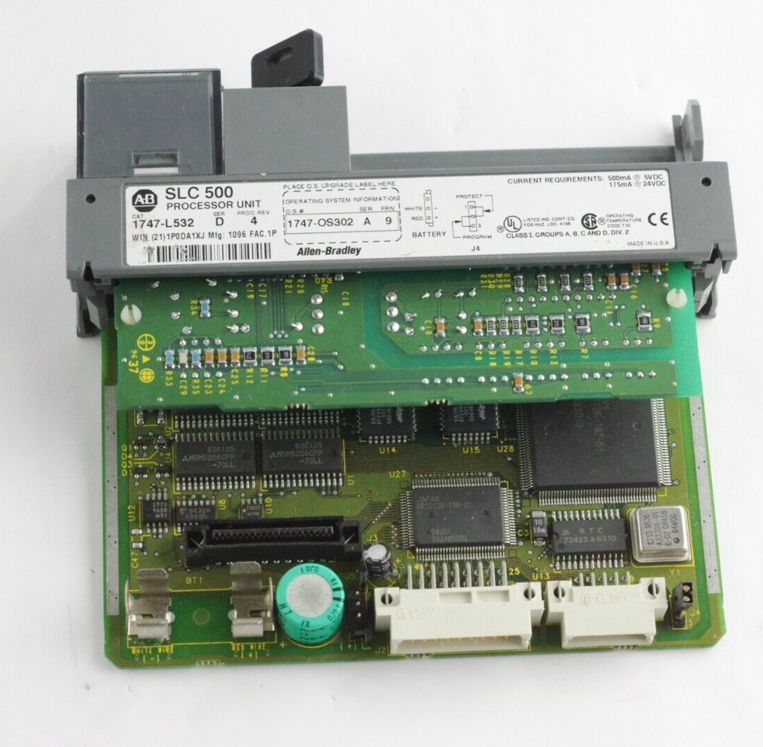 Allen Bradley 1747-L532 Ser D Processor Unit PROC REV. 4 1747-OS302 Ser A FRN 9