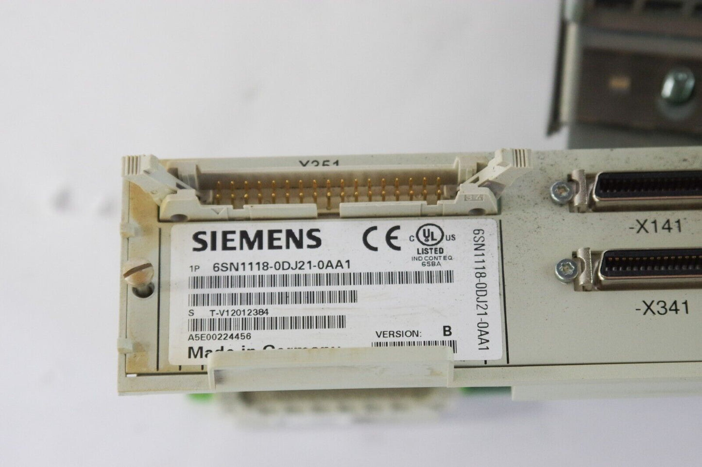 Siemens 6SN1118-0DJ21-0AA1 Simodrive Module / 6SN11180DJ210AA1 Version B