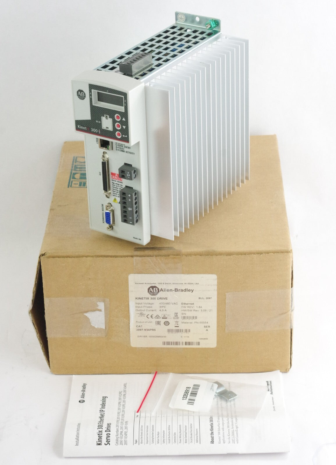 Allen Bradley 2097-V34PR5 /A Kinetix 300 Indexing Servo Drive - Open Box