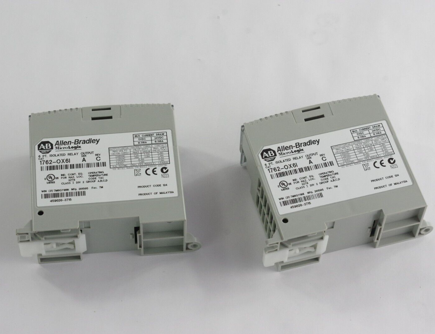 Allen Bradley 1762-OX6I Ser A Rev C Output Module - 1762-0X6I / 1762-OX61