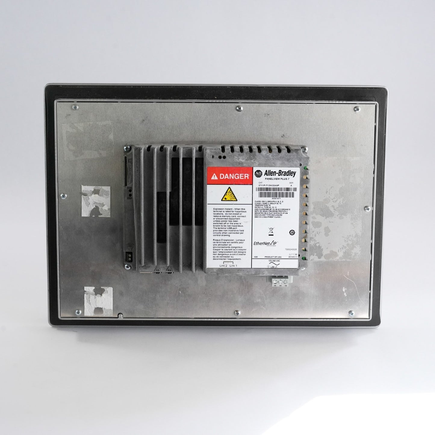 Allen Bradley 2711P-T12W22A9P /A PanelView Plus 7 Terminal 120VAC 12" + Warranty
