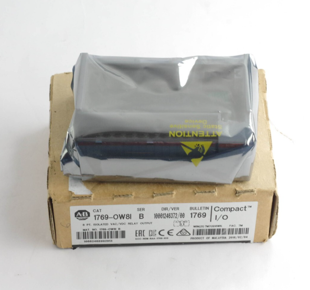 Allen Bradley 1769-OW8I /B Compact I/O 8-Point Isolated Relay Module - Open Box