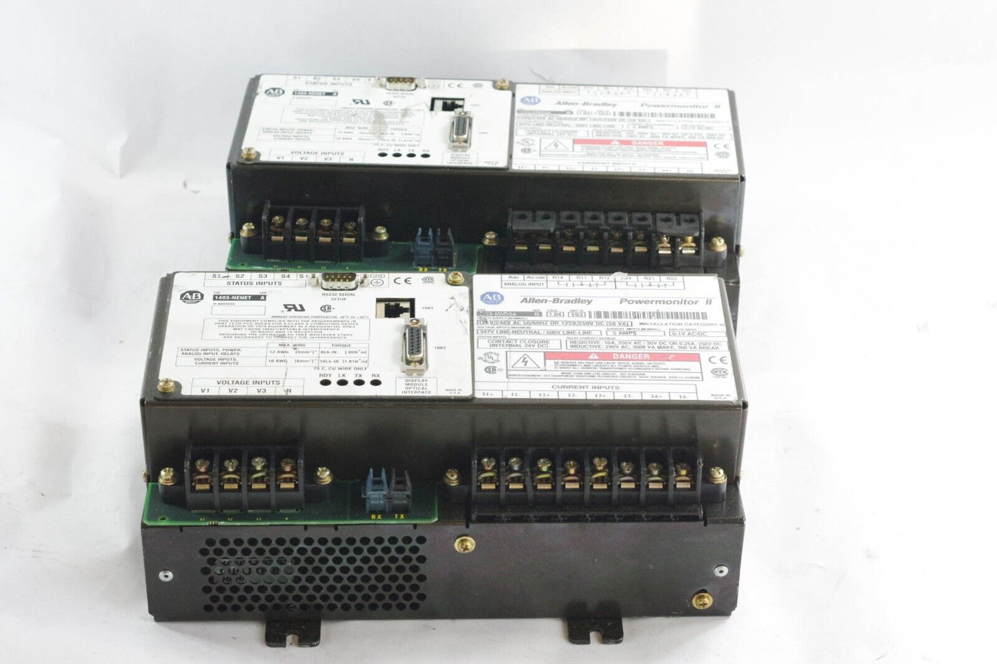 Allen Bradley 1403-MM05A / 1403MM05A Ser B Powermonitor II + 1403-NENET