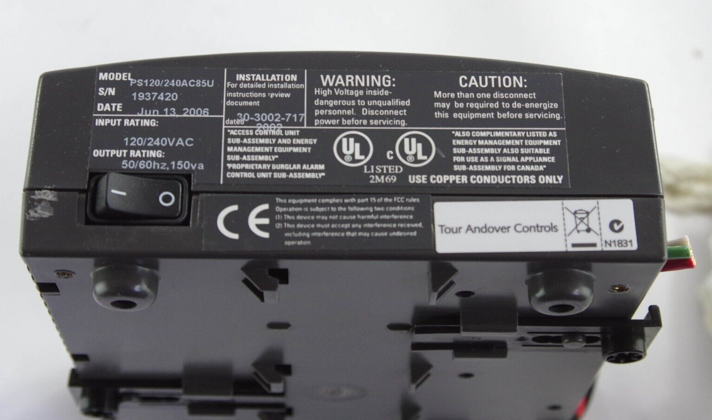 Schneider PS120/240AC85-U / PS120240AC85UA / PS 120/240 AC 85-U Andover Continuum