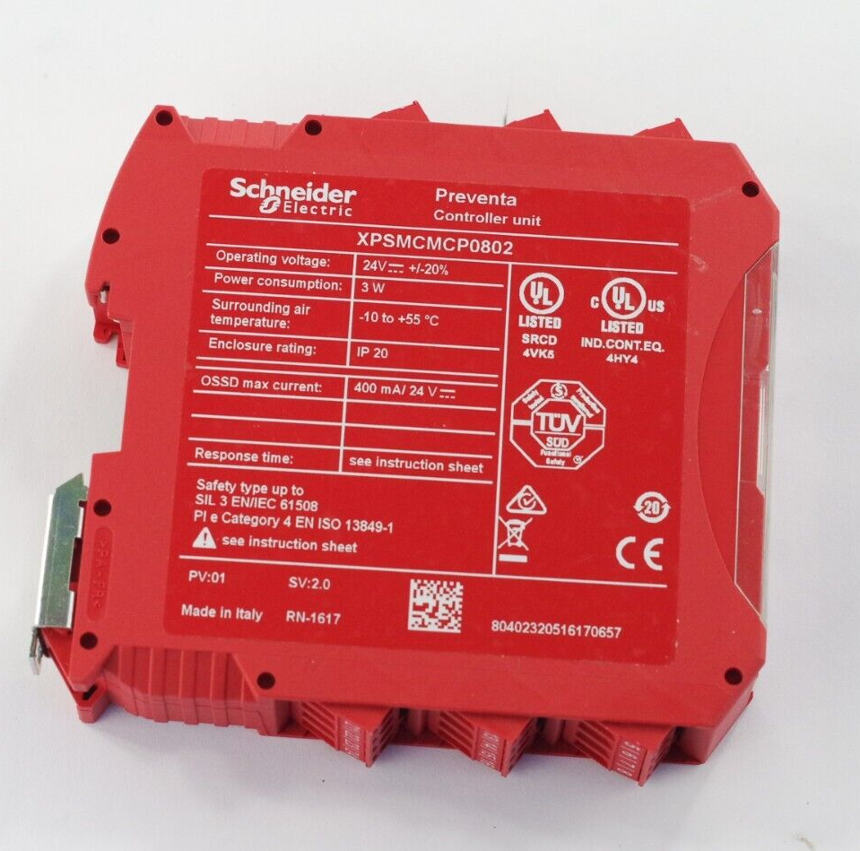 Schneider Electric XPSMCMCP0802 Preventa CP0802 Safety Controller Unit Module