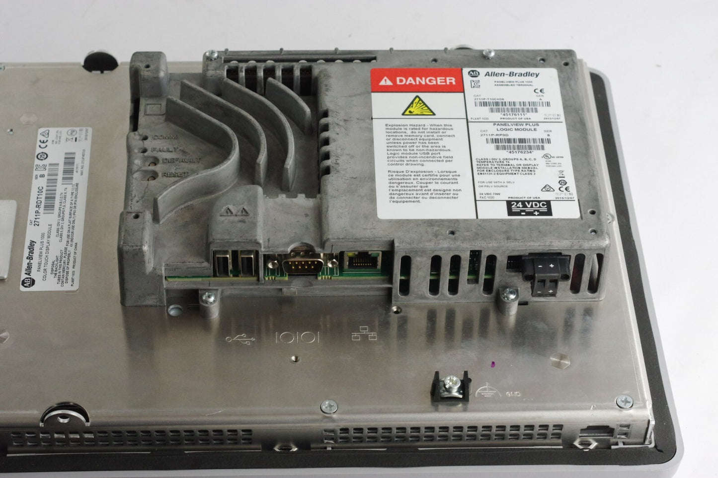 Allen Bradley 2711P-T10C4D8 /A PanelView Plus 6 1000 Terminal w/ RP8D/B Logic