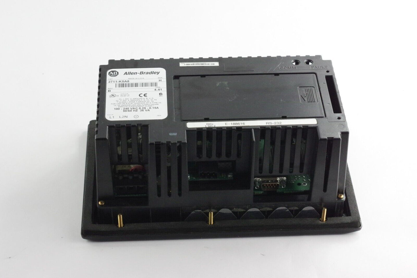Allen Bradley 2711-K5A8 Ser H Rev B FRN 4.41 Panelview 550 Terminal