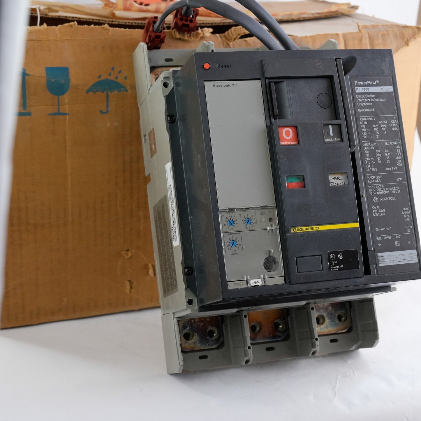 Schneider 02-804074-06 Powerpact Circuit Breaker PJF36120CU31AAFSLMAY001