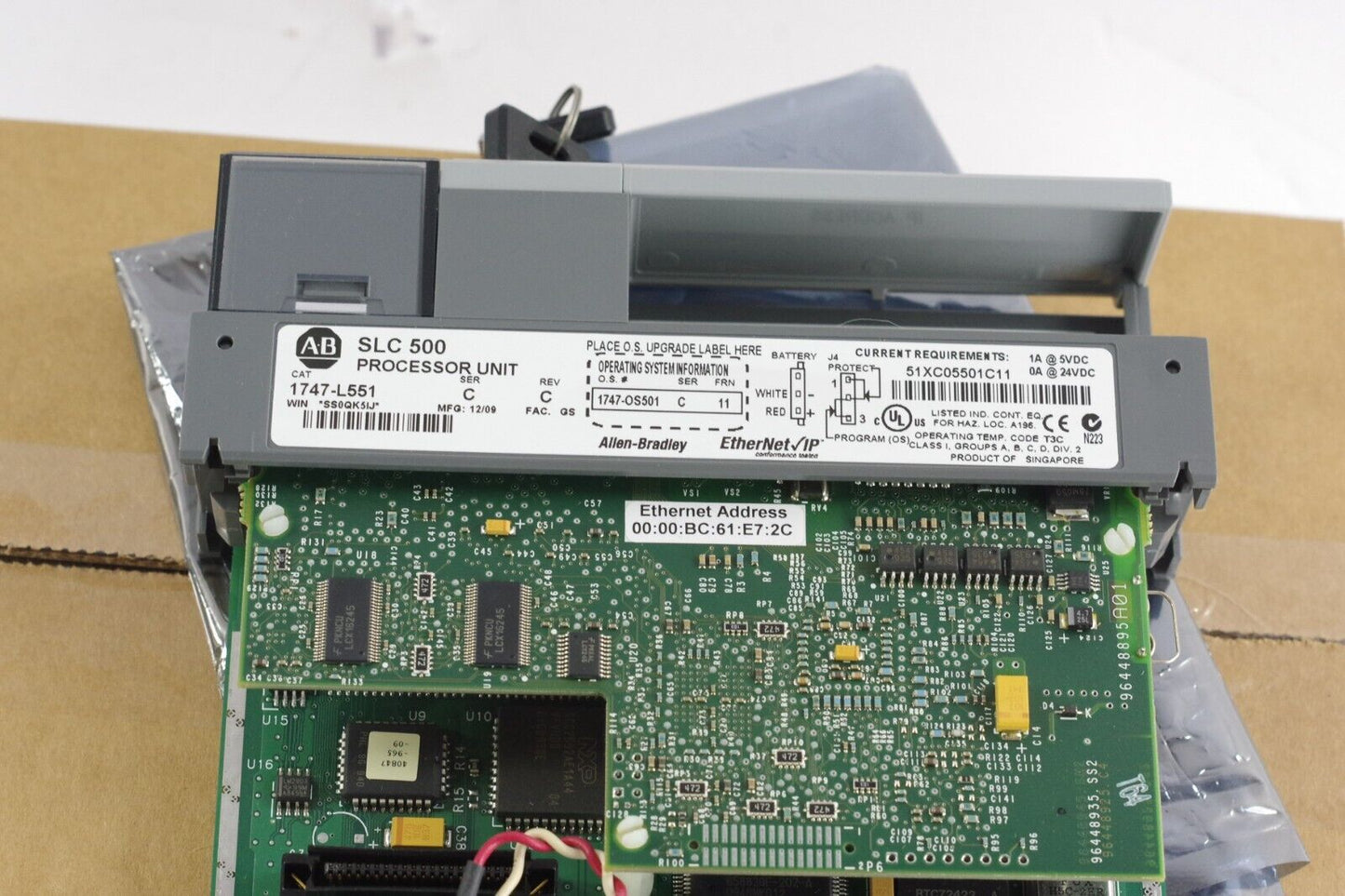 Allen Bradley 1747-L551 SER C Rev C SLC500 Processor Unit (Genuine AB) - Refurb