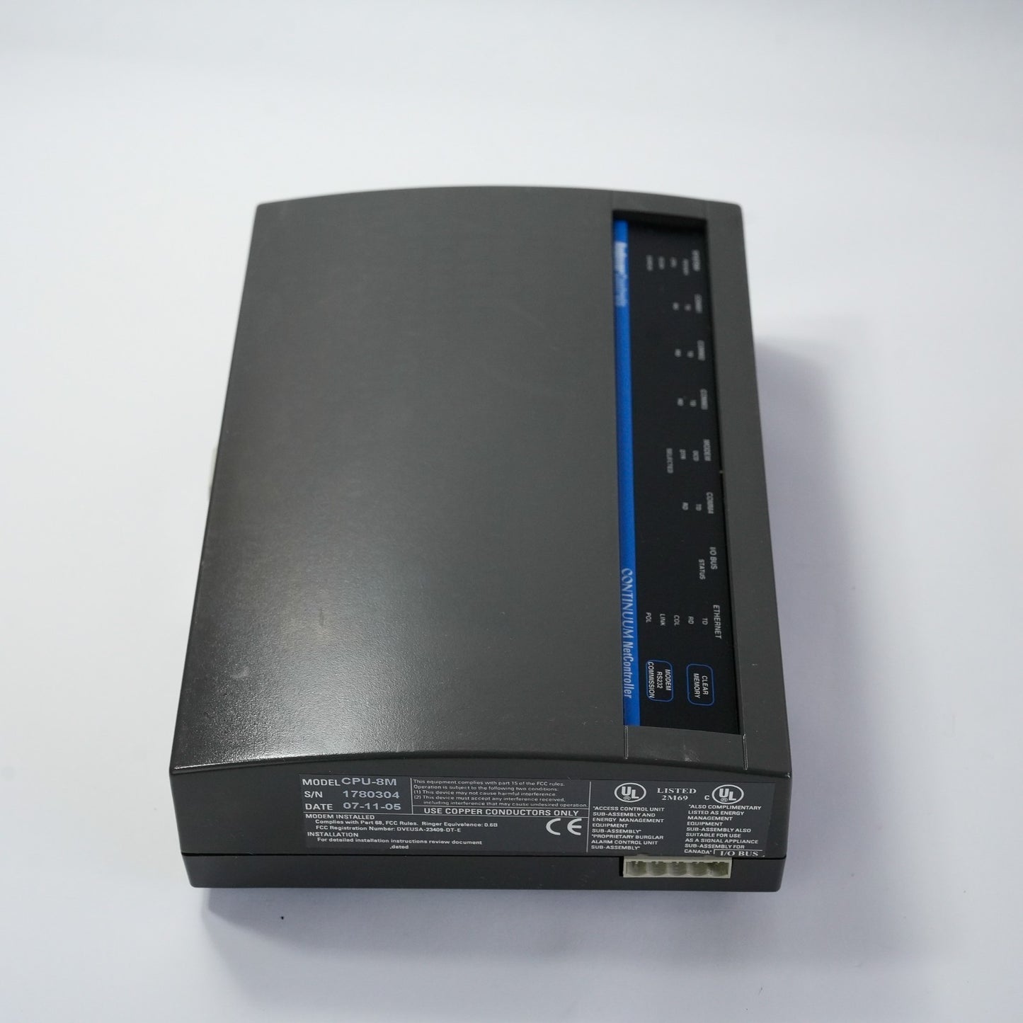Andover Controls CPU-8M Continuum NetController CPU8M - Refurbished