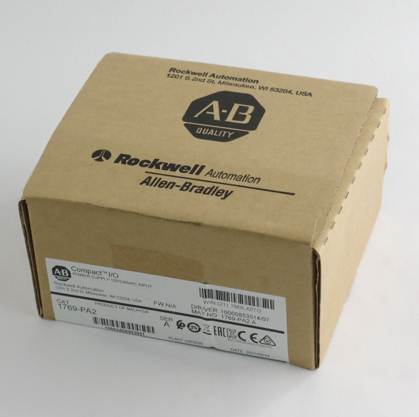 Allen Bradley 1769-PA2 Ser A Power Supply 1769PA2 Sealed Surplus