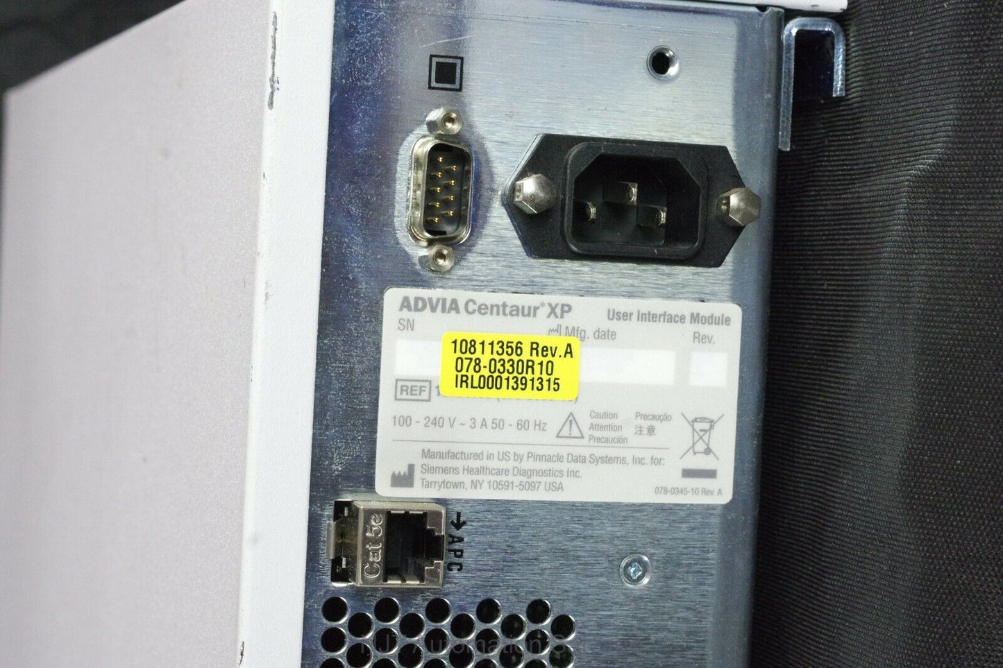Siemens Advia Centaur XP User Interface Module PC 10811356 Rev A 078-0330R10