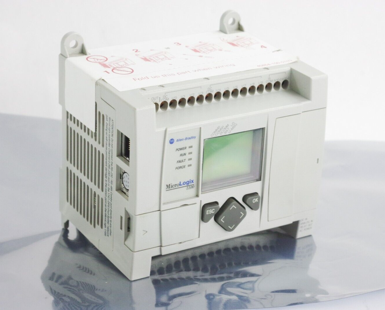 Allen Bradley 1763-L16BWA 1100 Ser B Rev D MicroLogix 16-Pt. I/O Controller