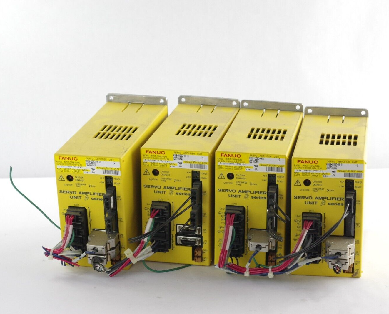 Fanuc A06B-6093-H111 Ser G Servo Amplifier Unit Output 240VAC 3.2A