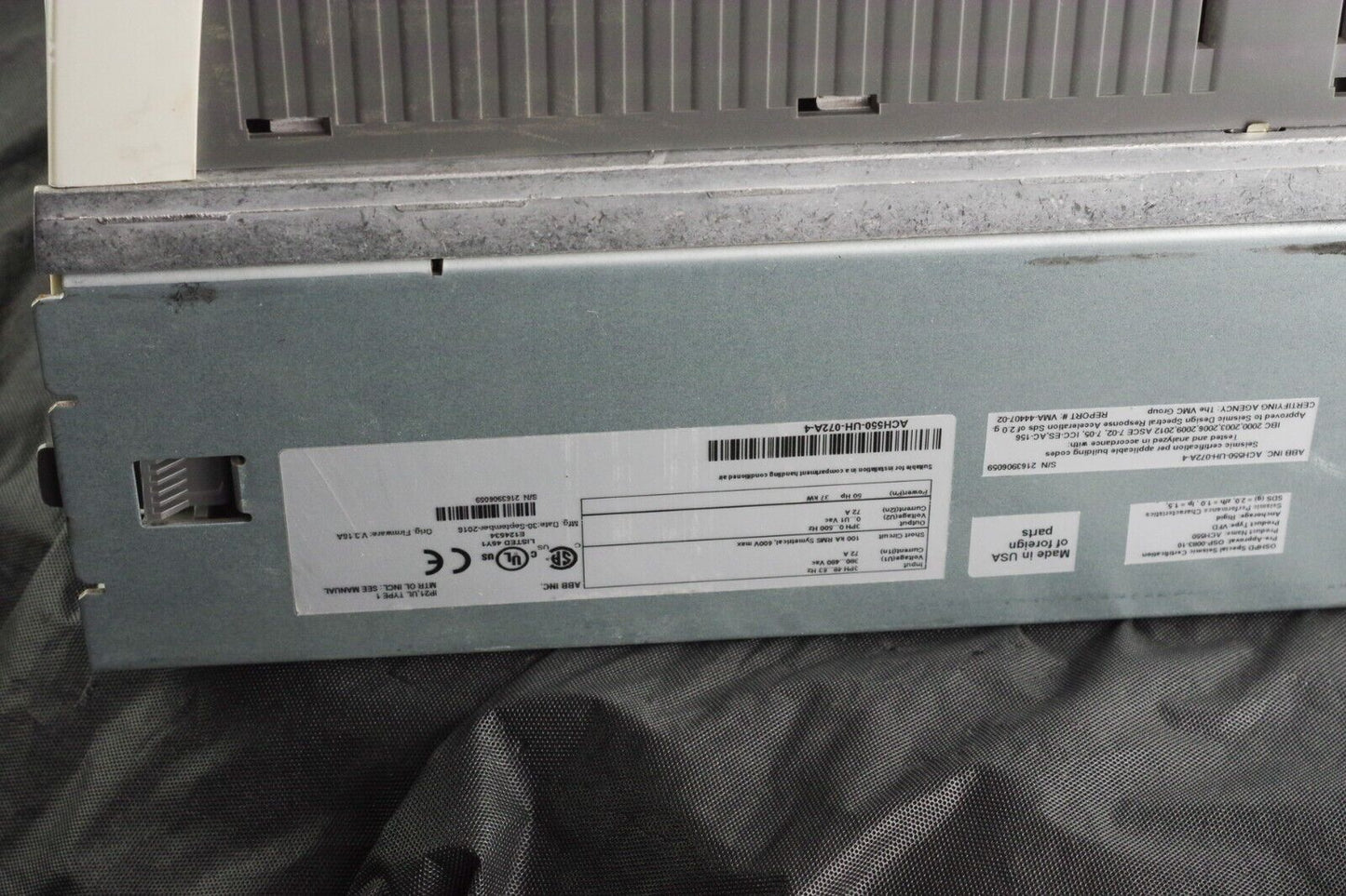 ABB 50hp Variable Frequency Drive ACH550-UH-072A-4 ACH550UH072A4 + Warranty