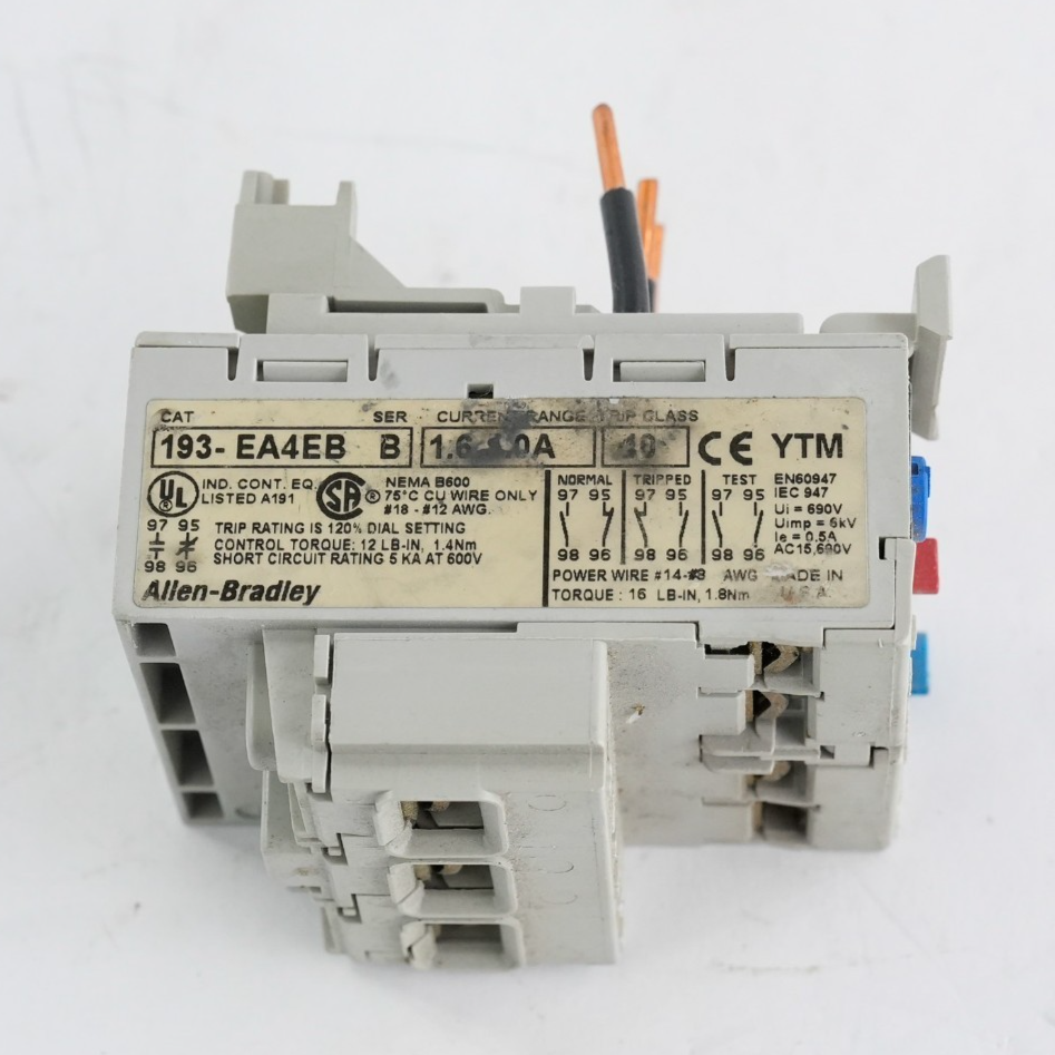 Allen Bradley 193-EA4EB Series B Overload Relay 193EA4EB