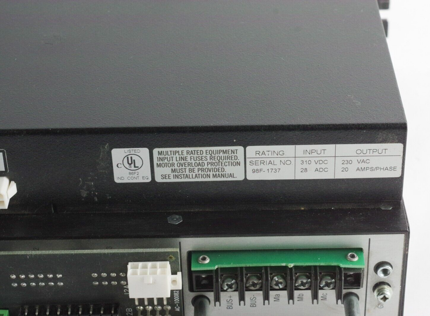 Industrial Indexing Systems IIS BSD6-300/20-1116P Servo Amplifier BSD6-300 /20