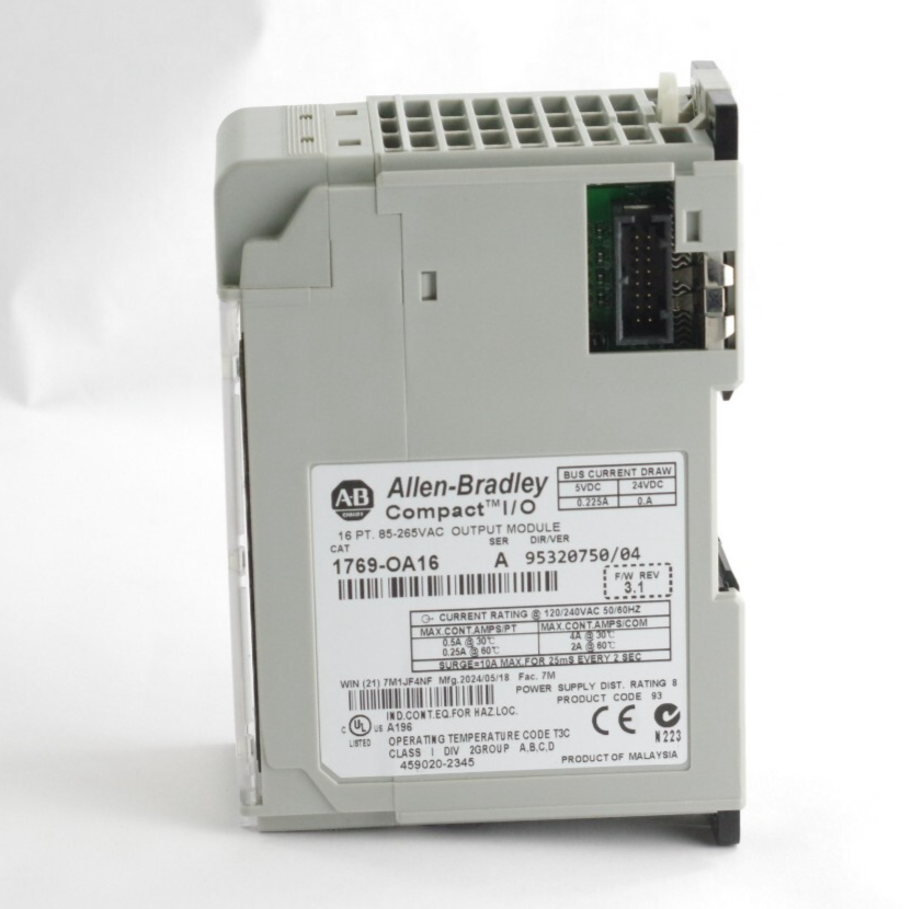 Allen Bradley 1769-OA16 /A Compact I/O Output Module F/W 3.1 - Open Box