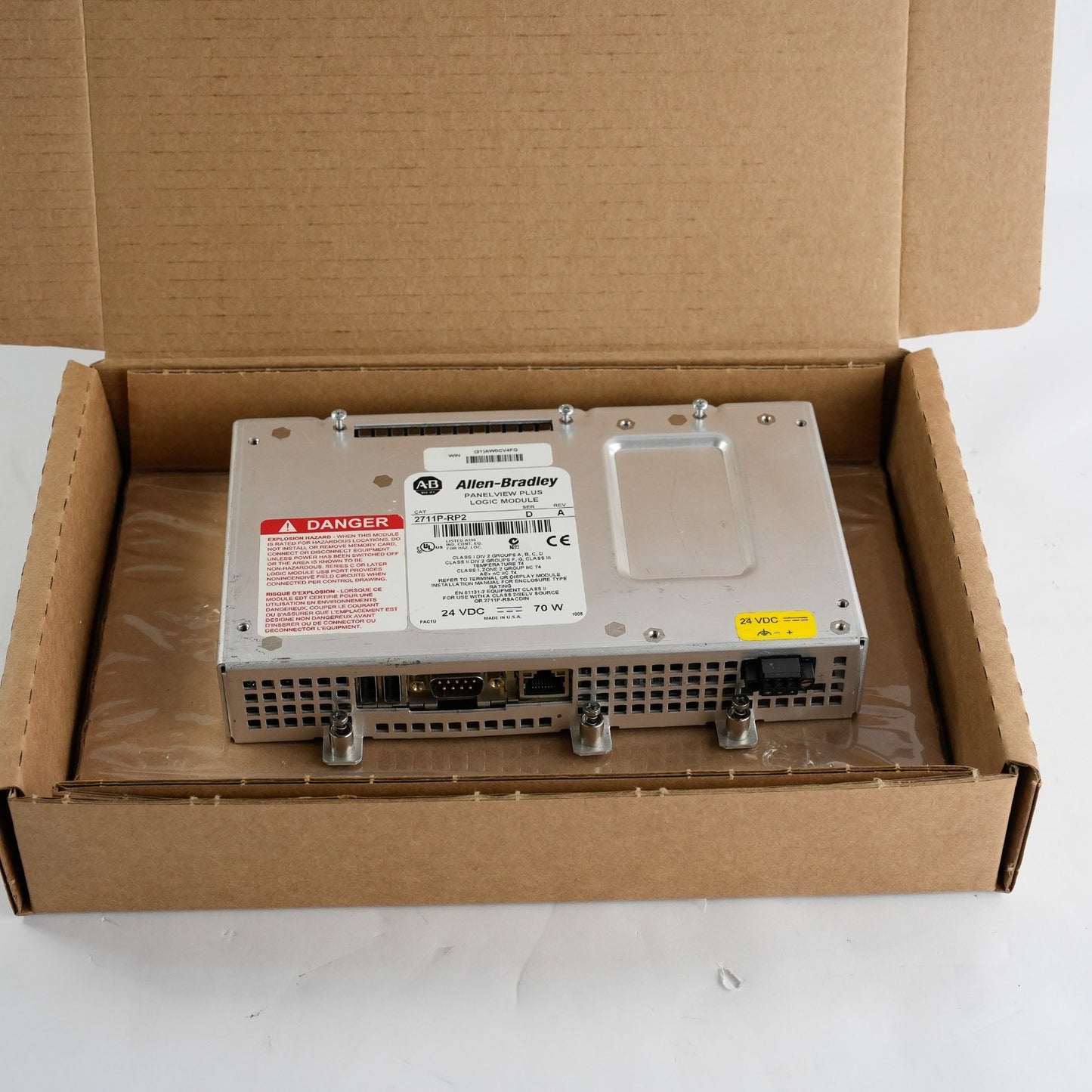 Allen Bradley 2711-RP2 /D Rev A PanelView Plus Logic Module 2711RP2