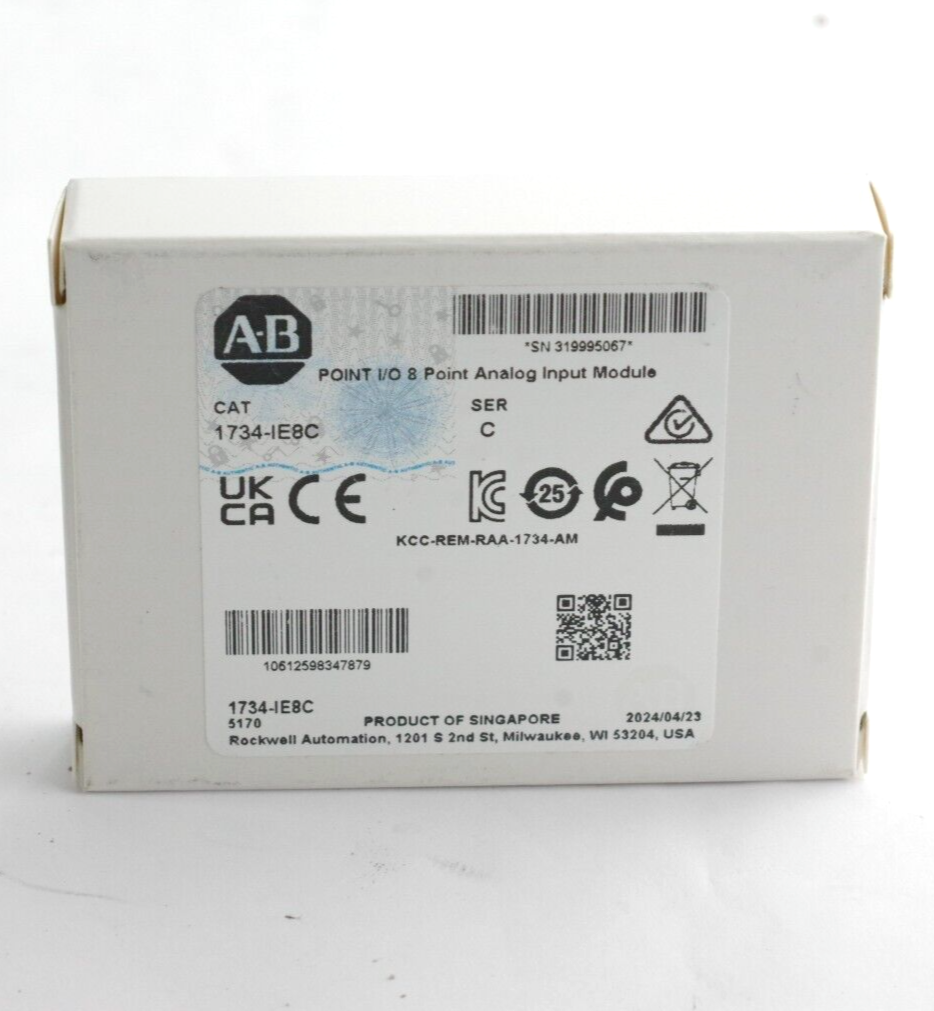 Allen Bradley 1734-IE8C /C Point I/O 8 Point Analog Input Module Sealed Surplus