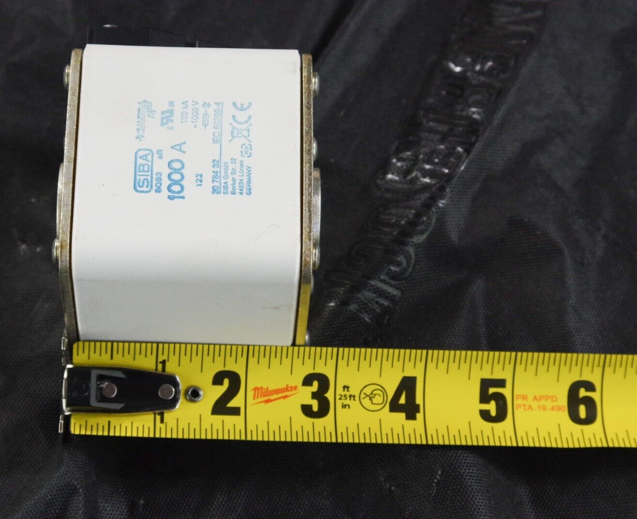 1x SIBA SQB3 ULTRA RAPID FUSE 2078432.1000 aR 1000V 1000A Fuse-Link