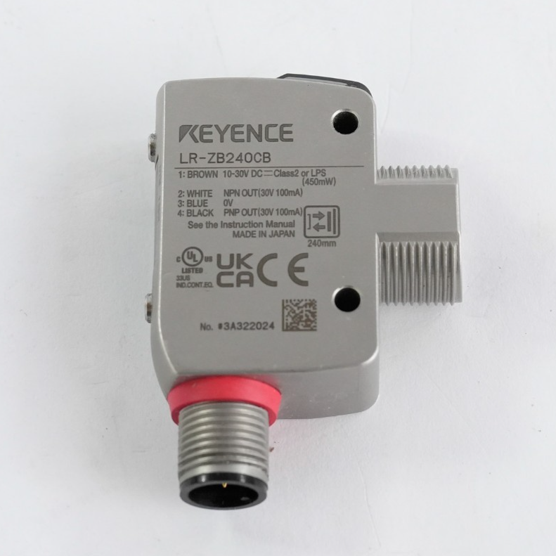 Keyence LR-ZB240CB Laser Sensor 10-30 VDC LRZB240CB