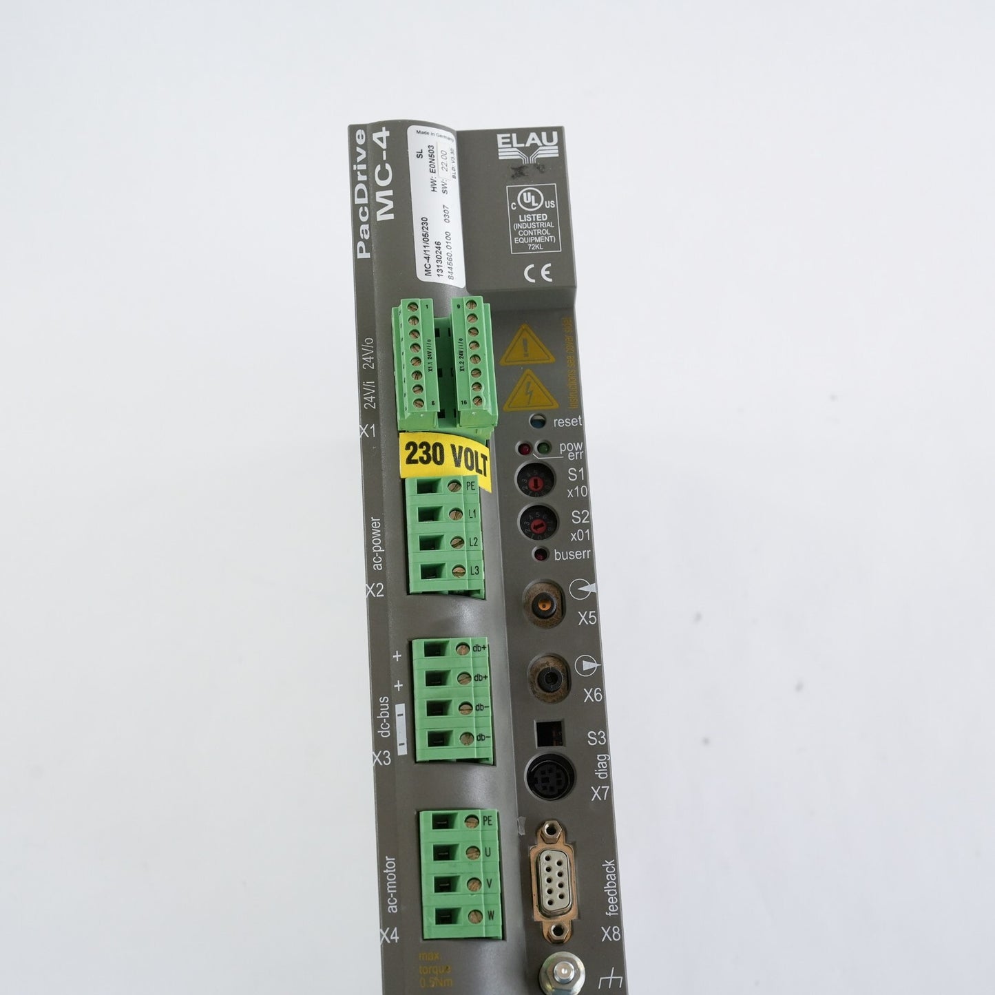 Schneider Electric Elau MC-4/11/05/230 / MC41105230 PacDrive MC4