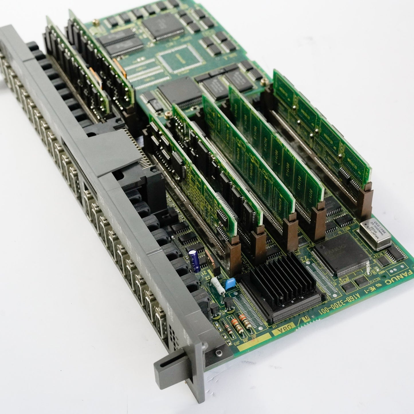 Fanuc A16B-3200-0010/08A 16B Main CPU PCB Board w/ Cards A16B32000010