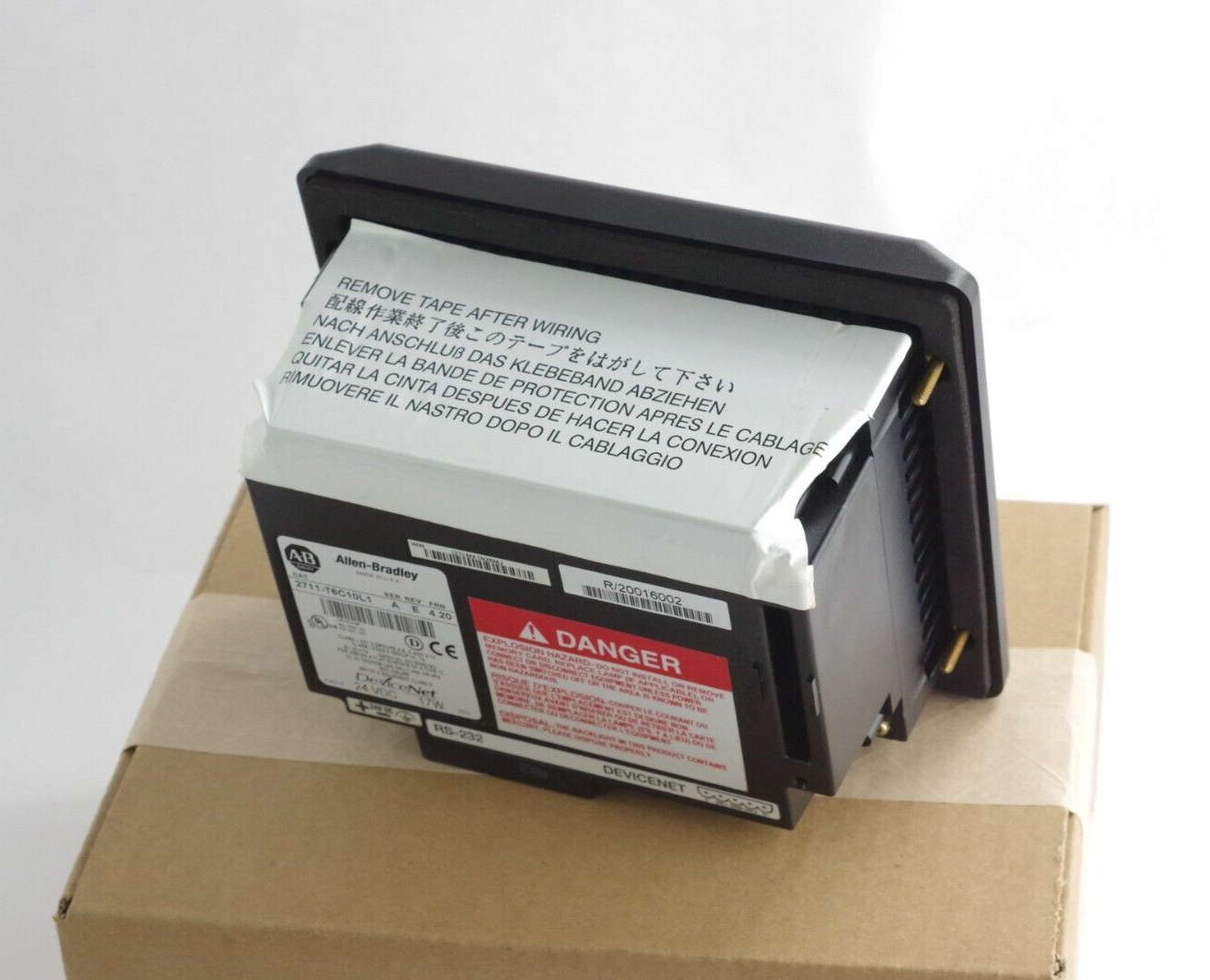 Allen Bradley 2711-T6C10L1 Ser A Rev E FRN 4.20 Panelview 600