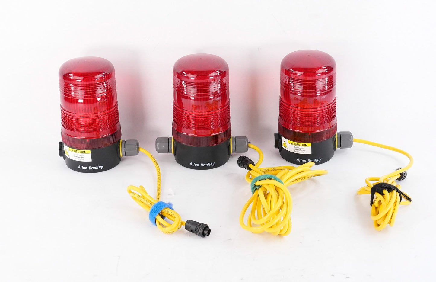 Allen Bradley 855BS-ADA10 /A Red Strobe Light + 2661 VW-1 Cable