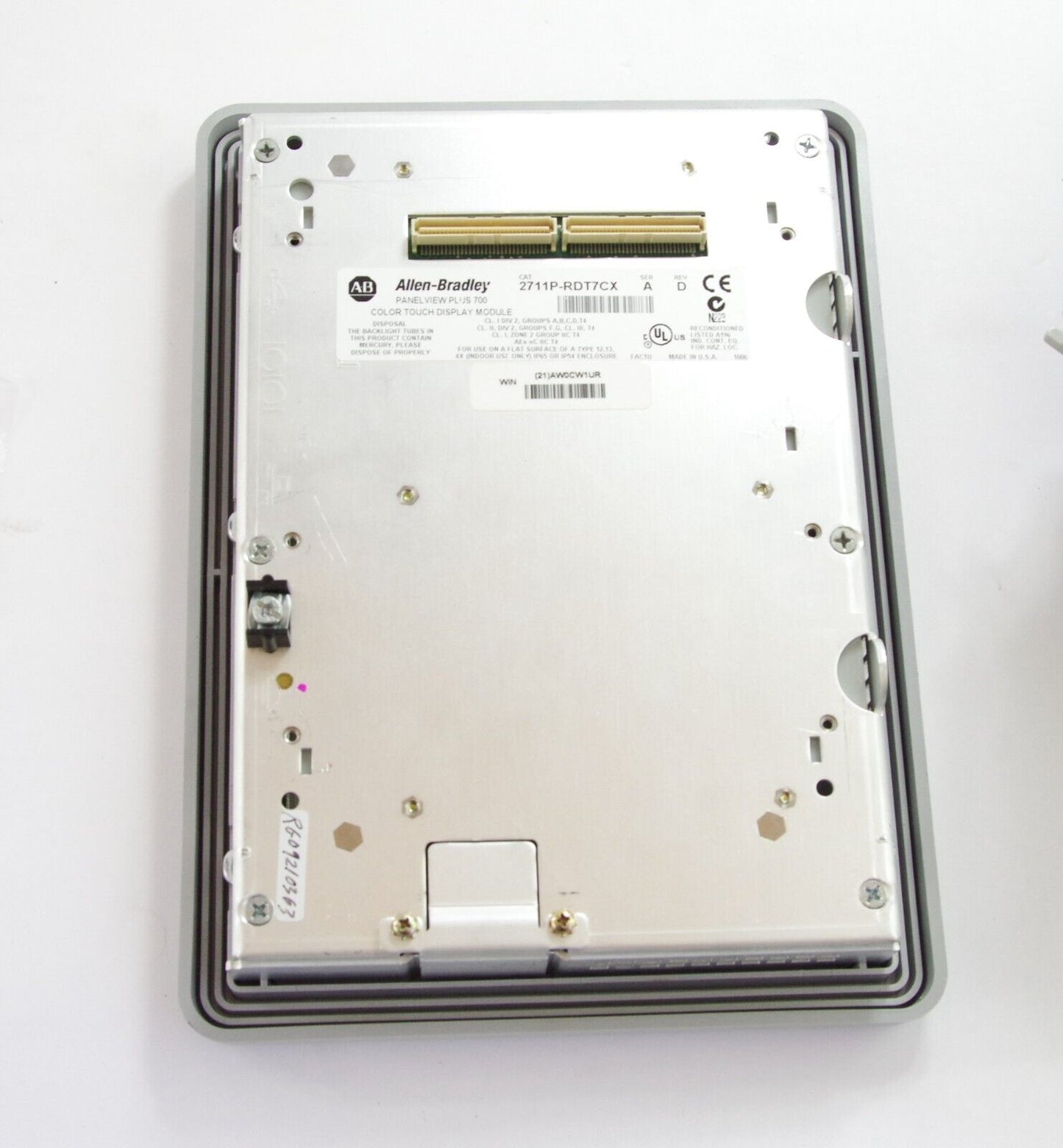 Allen Bradley 2711P-RDT7C Ser A PanelView Plus 700 Display