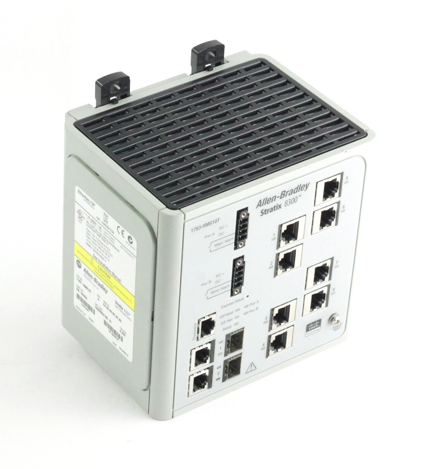 Allen Bradley 1783-RMS10T Ser A Stratix 8300 Ethernet Switch PN-50260 Rev. 4.002