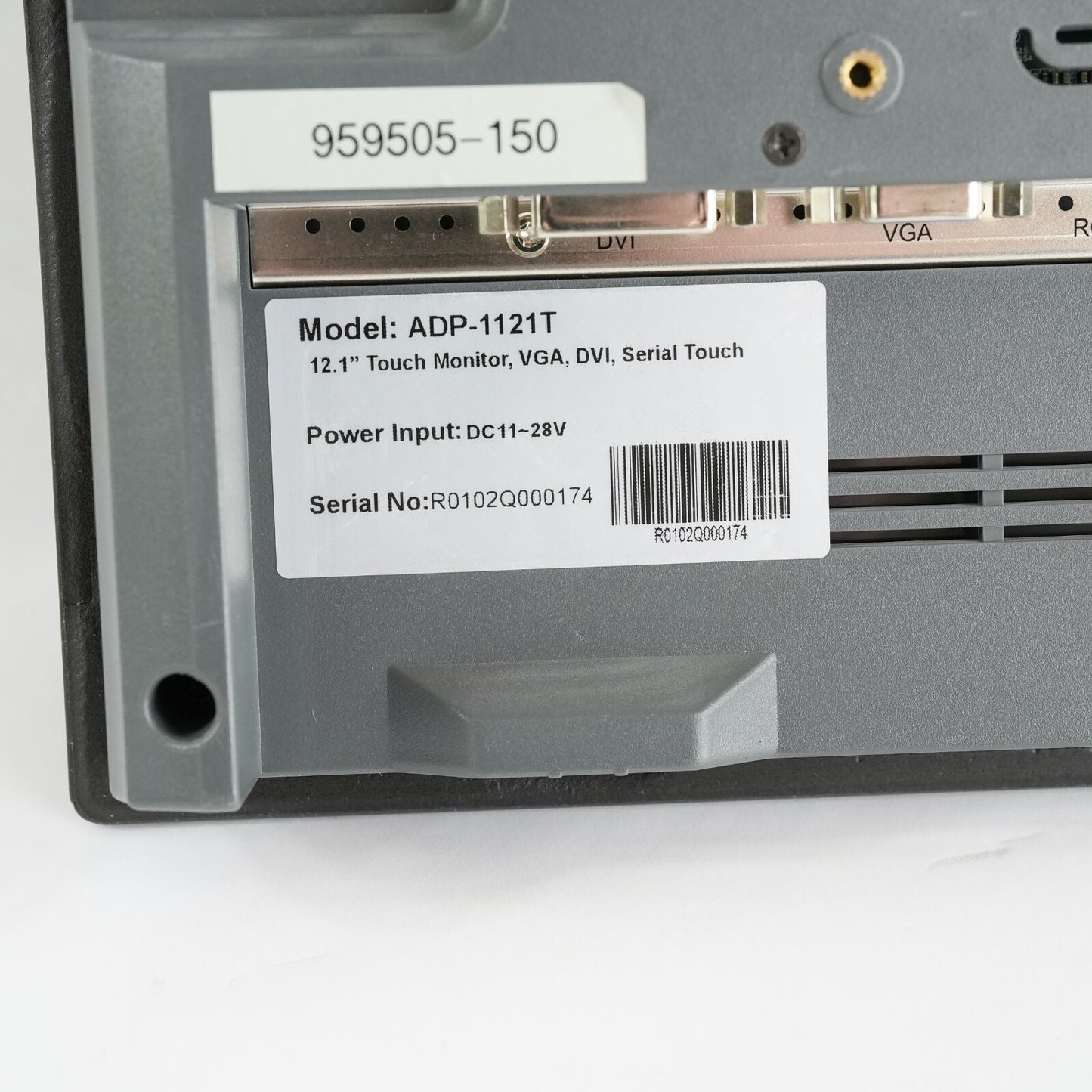 Aplex ADP-1121T 12.1" Color TFT Resistive Touch Monitor VGA / DVI RS232