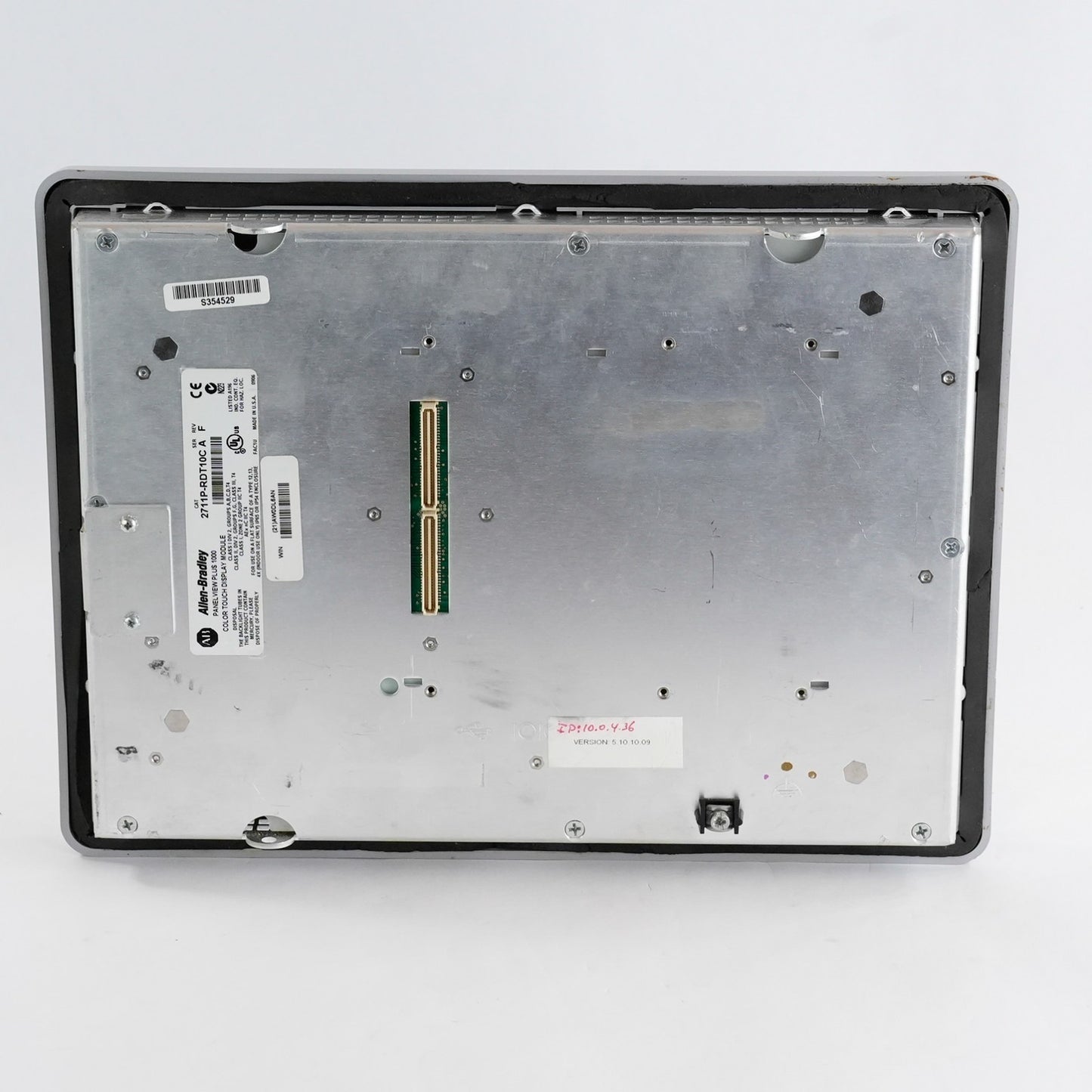 Allen Bradley 2711P-RDT10C /A Rev F PanelView Plus 1000 10.4" Terminal Display
