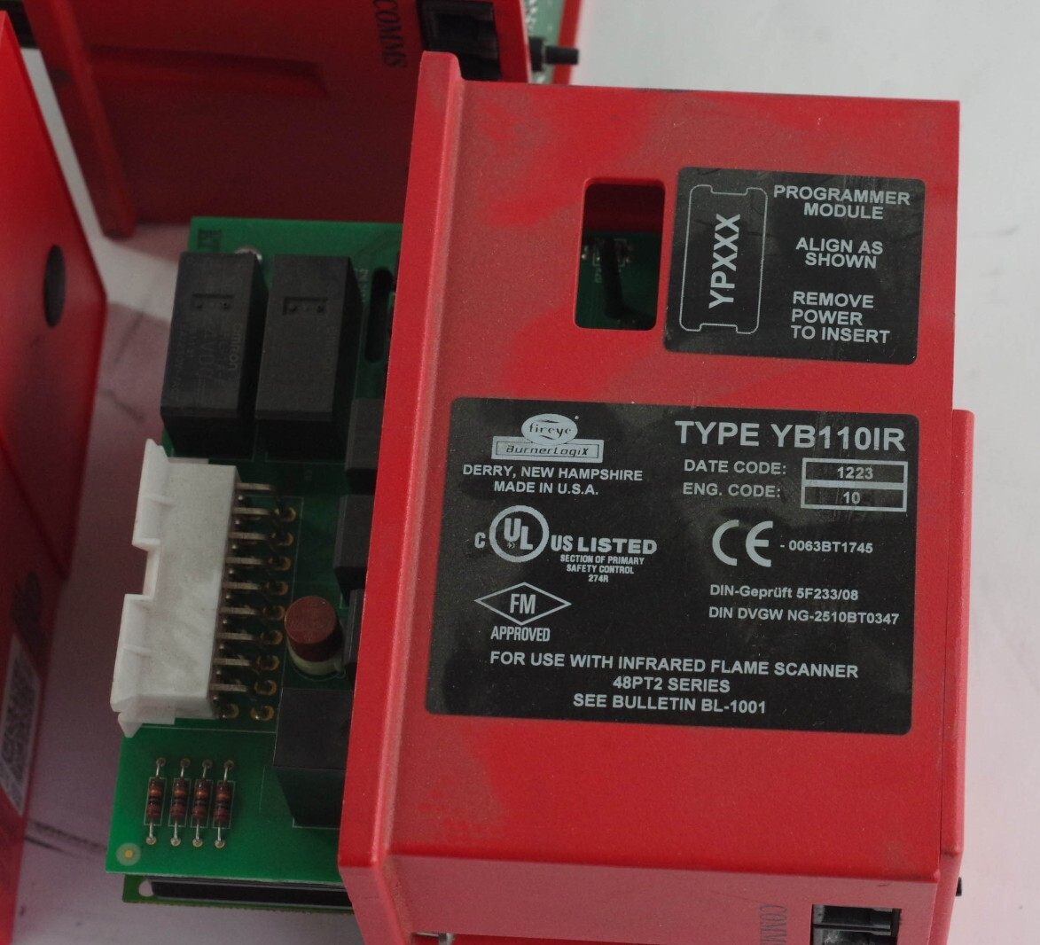 Fireye UV Self-Check Burner Control System YB110UVSC YB110IR - 3x For Parts